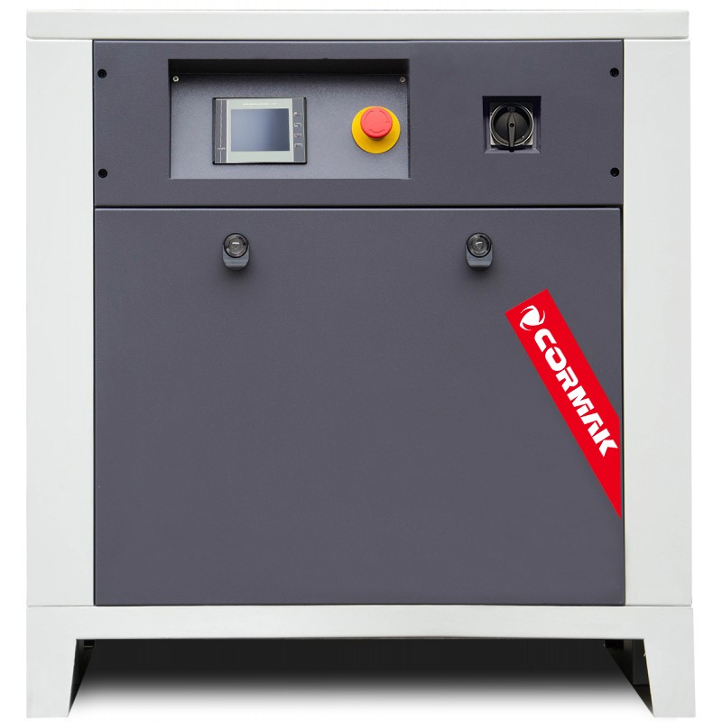 Screw Compressor Set CORMAK LUFT 1000 INVERTER 7.5 kW – 950 L/min + Air Dryer IZBERG N10S + 270 L Vertical Air Tank