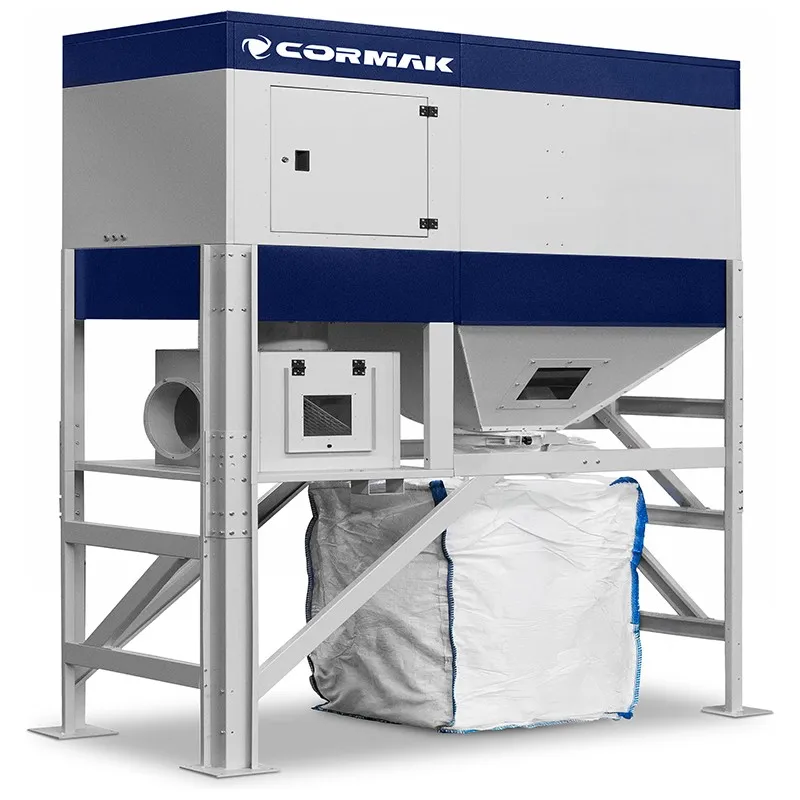Industriële afzuiginstallatie voor stof en houtspaanders CORMAK SCV8900TC VIBER BIG-BAG