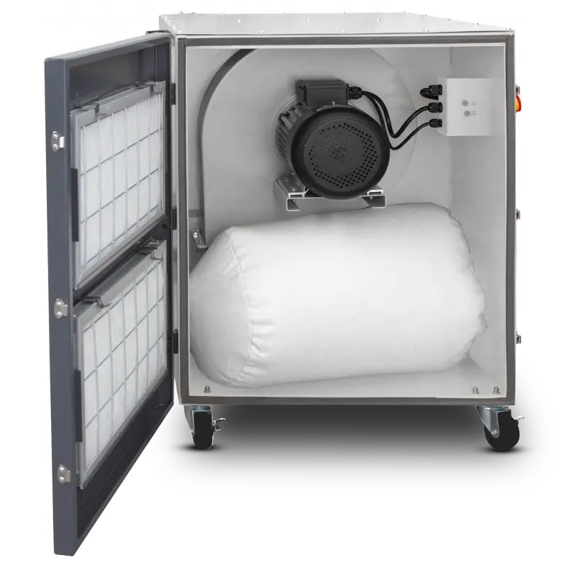 Metal Chip and Swarf Collector CORMAK MDC1500 400V + 3m Hose | Industrial Extractor | CORMAK