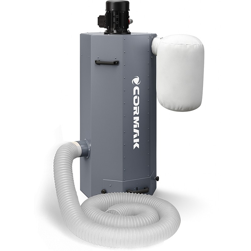 Metal Swarf Extraction System CORMAK MDC750 230V + 3m Hose | Industrial Extractor | CORMAK