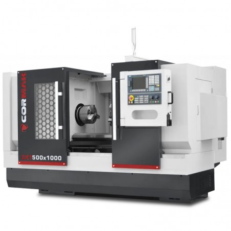 CNC Lathe CORMAK CKT 500x1000 – Hydraulic Chuck, Siemens Sinumerik 808D | Precision Metal Turning Machine