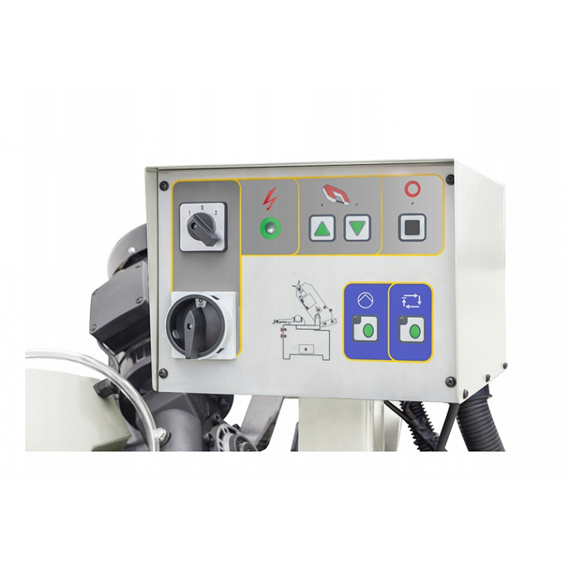 Semi-Automatic Metal Bandsaw CORMAK BS320H | Swivel-Head Industrial Saw | CORMAK