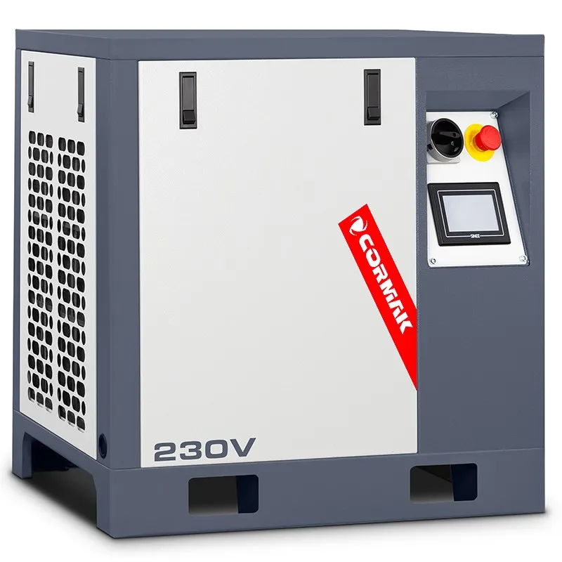 Schroefcompressor met frequentieomvormer CORMAK LUFT 400 - 10 bar - 380 l/min. 3,0 kW - 230 V