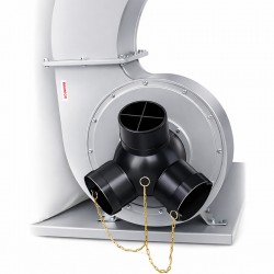 Wood Dust and Chip Extractor CORMAK FM300S + 3 m Antistatic Hose | Industrial Dust Collector | CORMAK