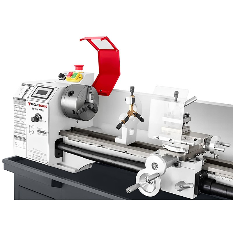 Conventional Universal Lathe CORMAK TYTAN 220x750S VARIO 230V | Precision Bench Metal Lathe | CORMAK