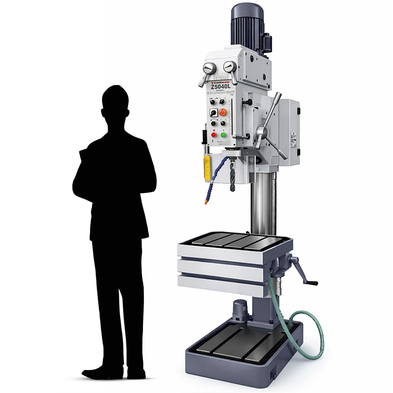 Pillar Drill CORMAK Z5040L with Angular Box Table and Cooling | Column Drilling Machine | CORMAK