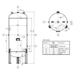 Screw Compressor Set CORMAK LUFT1000 with Dryer and 1000L Tank | CORMAK
