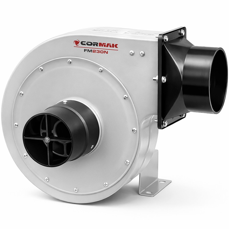 Radial Extraction and Blower Fan CORMAK FM230N – Compact Sawdust Extraction | CORMAK