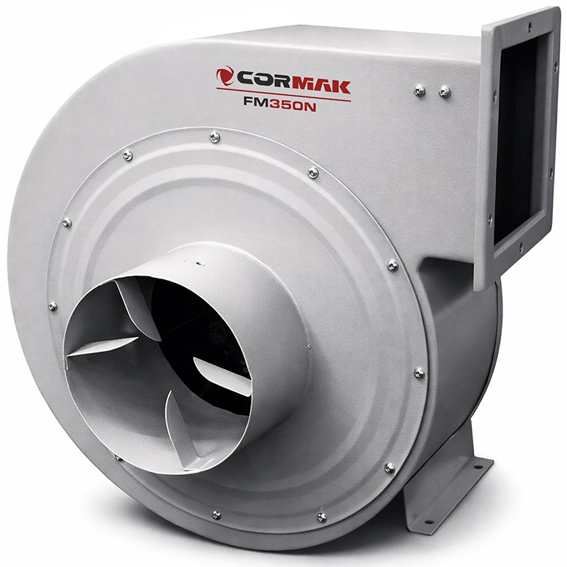 Radial Extraction and Blower Fan CORMAK FM350N 3.8 kW 4860 m³/h | Industrial Dust Extraction