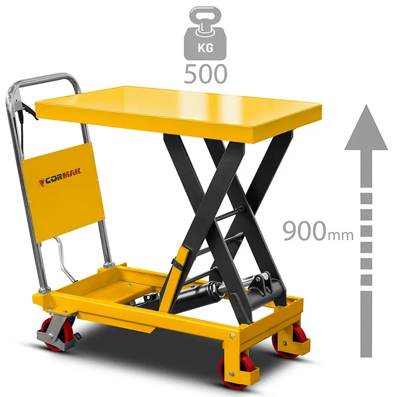 Schaarheftruck TA50 (draagvermogen 500 kg, hefhoogte 900 mm)
