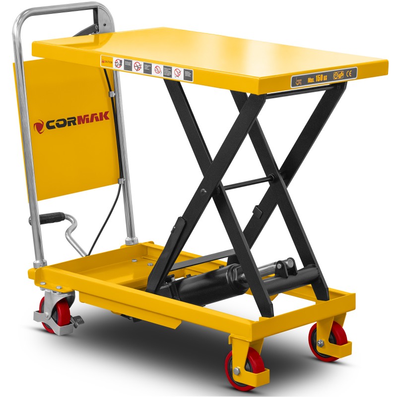 Platform Scissor Lift Trolley CORMAK TA15B 150kg 745mm | CORMAK