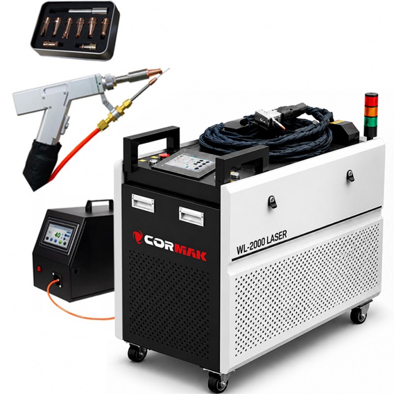 Laser Welding Machine CORMAK WL2000 3in1 – Cutting & Cleaning | CORMAK