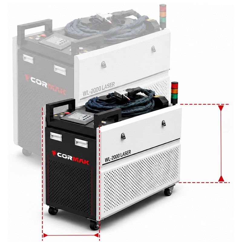 Laser Welding Machine CORMAK WL2000 3in1 – Cutting & Cleaning | CORMAK