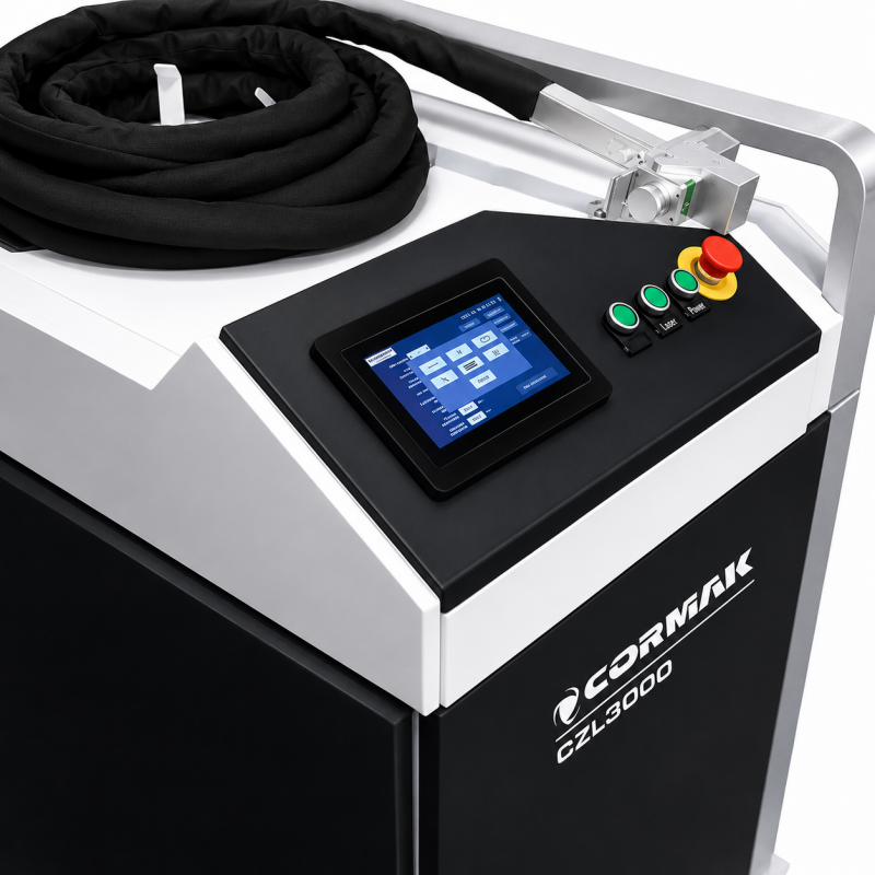 FIBER Laser Cleaning Machine CORMAK CZL2000 | Industrial Laser Cleaner | CORMAK