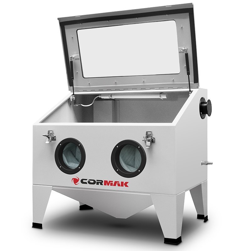 Sandblaster Cabinet 190L Top-Opening CORMAK KDP190 | CORMAK