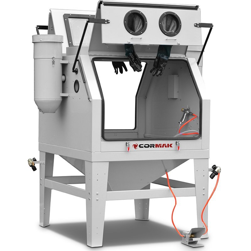 Double-Sided Sandblaster Cabinet 1200L CORMAK KDP1200 | CORMAK