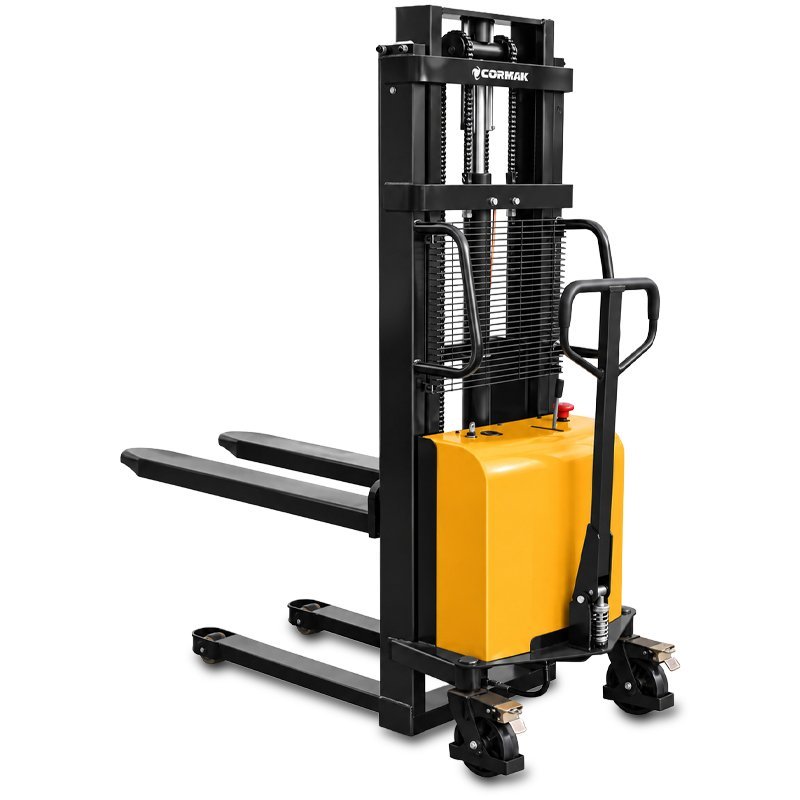 Semi-Electric Pallet Stacker CORMAK B1025 1000kg | CORMAK