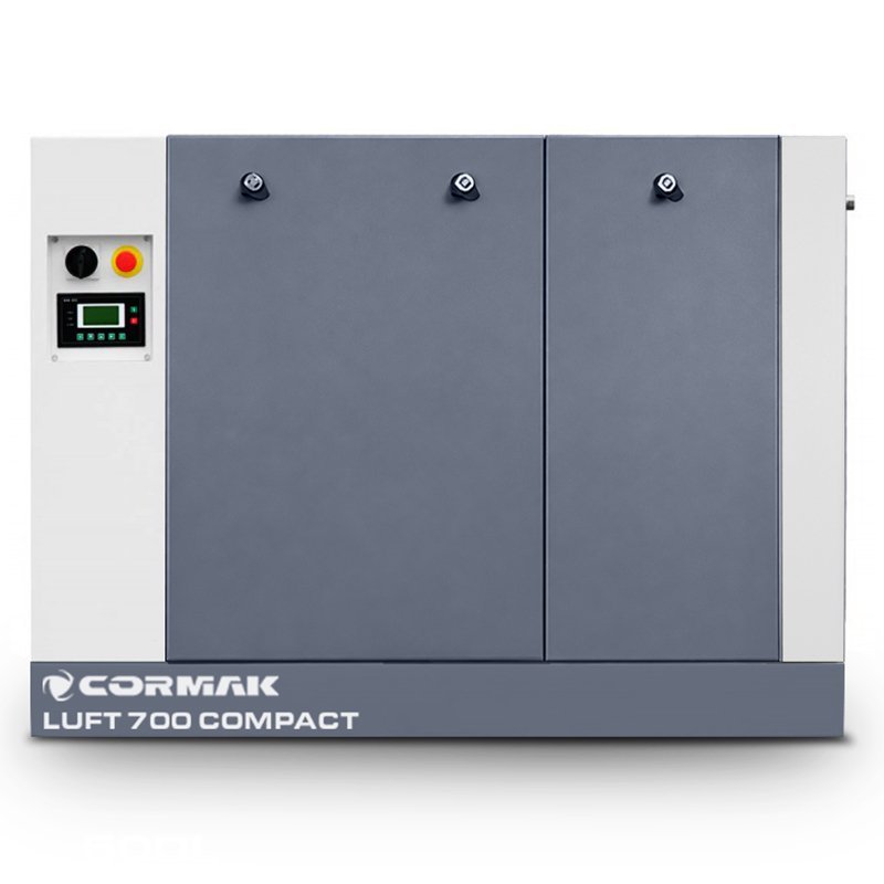 Screw Compressor CORMAK LUFT 700 COMPACT 5.5kW 650L/min 10bar with Integrated Air Dryer