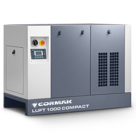 Screw Compressor CORMAK LUFT 1000 COMPACT 7.5kW 950L/min 10bar with Integrated Air Dryer