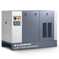 Screw Compressor CORMAK LUFT 1500 COMPACT 11kW 1580L/min 10bar with Integrated Air Dryer