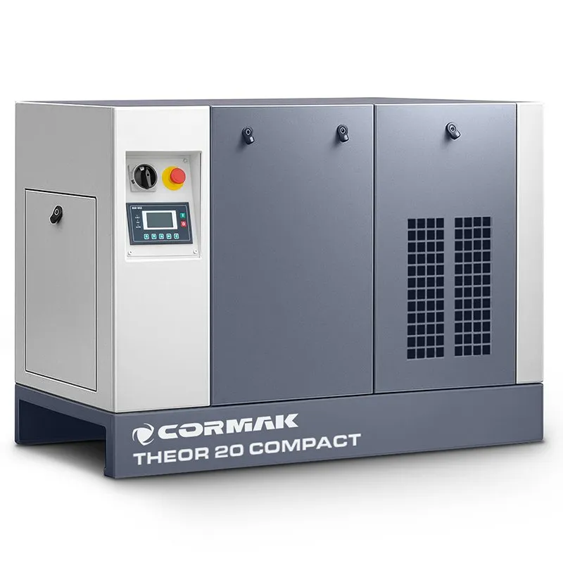 THEOR 20 COMPACT-schroefcompressor met droger en frequentieomvormer – 15 kW – 2000 l/min.