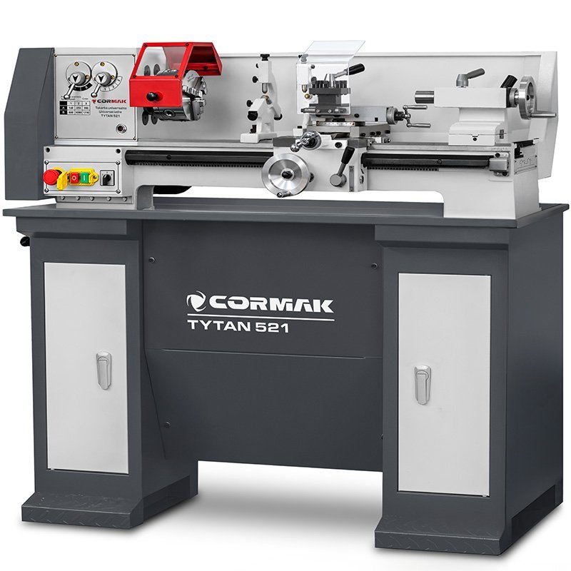 Conventional Universal Lathe CORMAK TYTAN 220x750S VARIO 230V | Precision Bench Metal Lathe | CORMAK