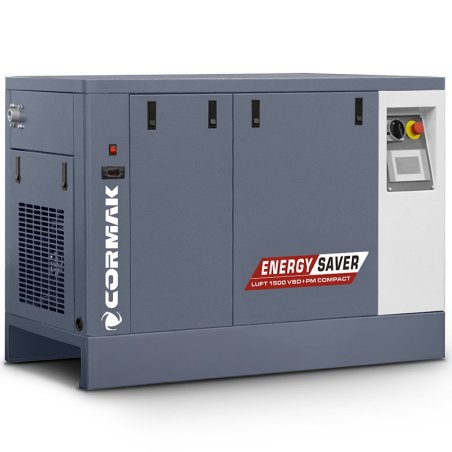 Screw Air Compressor with Dryer CORMAK LUFT 1500 VSD+PM COMPACT 11kW | CORMAK