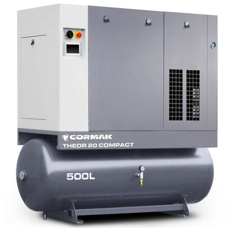 Screw Compressor CORMAK THEOR 20 COMPACT 15kW 10bar with Air Dryer