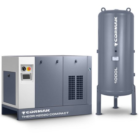 High-Pressure Screw Compressor 22 kW 20 bar | CORMAK THEOR H2020 COMPACT