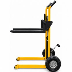 Wózek transportowy WLT-T z kołami pneumatycznymi (udźwig 200kg, podnoszenie 900mm)