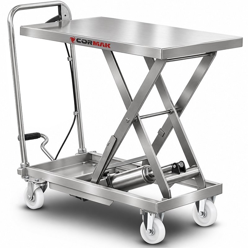 Platform Scissor Lift Trolley CORMAK TA15B 150kg 745mm | CORMAK