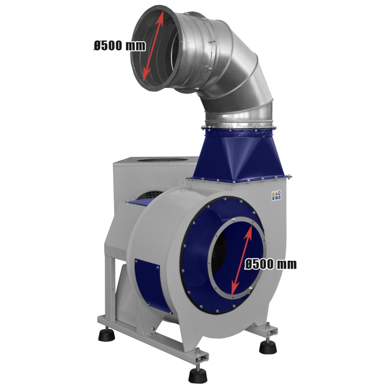 Industrial Chip and Dust Extractor CORMAK DCV26100 Vibra Motor 26,100 m³/h | CORMAK
