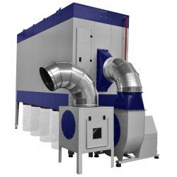 Industrial Chip and Dust Extractor CORMAK DCV39150 Vibra Motor 39,150 m³/h | CORMAK