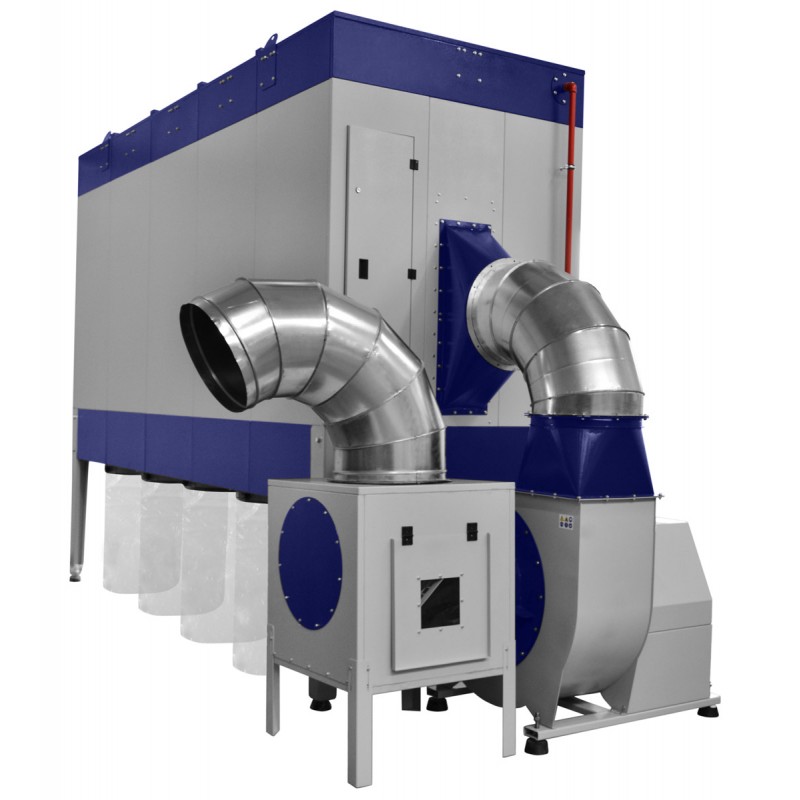 Industrial Chip and Dust Extractor CORMAK DCV39150 Vibra Motor 39,150 m³/h | CORMAK