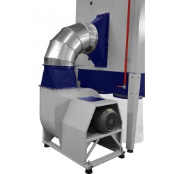 Industriële afzuiging voor spanen en zaagsel Vibra Motor DCV52200 m³/u PREMIUM 140 pk