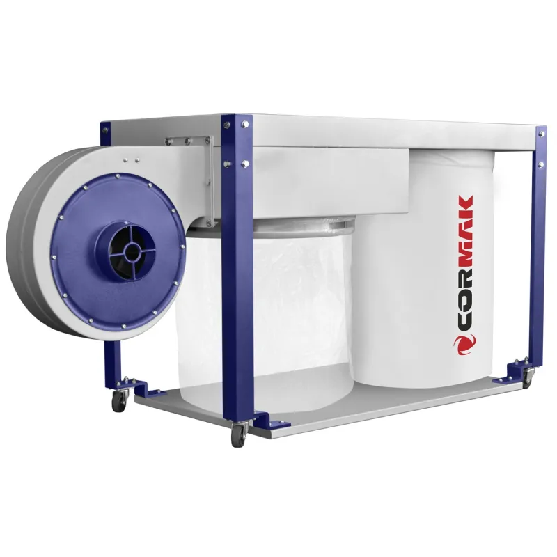 Afzuiginstallatie voor zaagsel, spaanders en stof CORMAK DC2200P