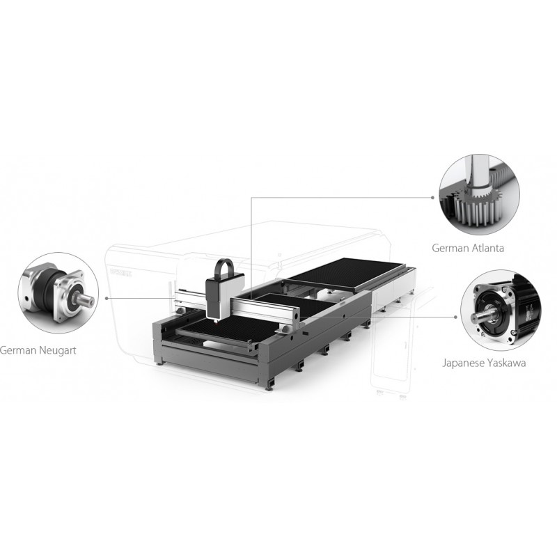 Super-Fast FIBER Laser Cutter CORMAK LF3015GA | Linear Motors | Industrial Laser | CORMAK