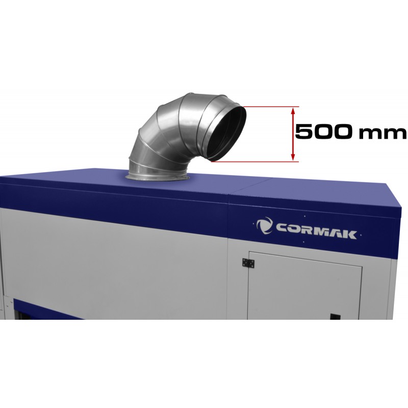 Industrial Wood Dust and Chip Extractor CORMAK DCV11300 TC VIBER | Central Extraction System | CORMAK
