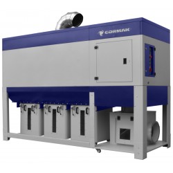 Industrial Wood Dust and Chip Extractor CORMAK DCV11300 TC VIBER | Central Extraction System | CORMAK