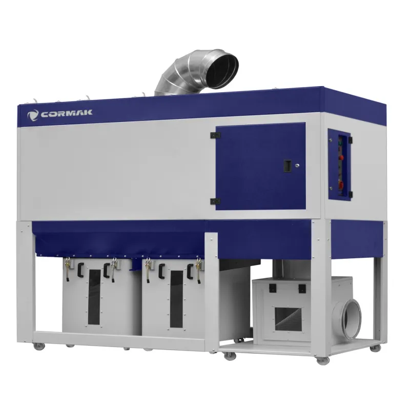 Industriële afzuiginstallatie voor stof en houtspaanders CORMAK DCV8900TC VIBER